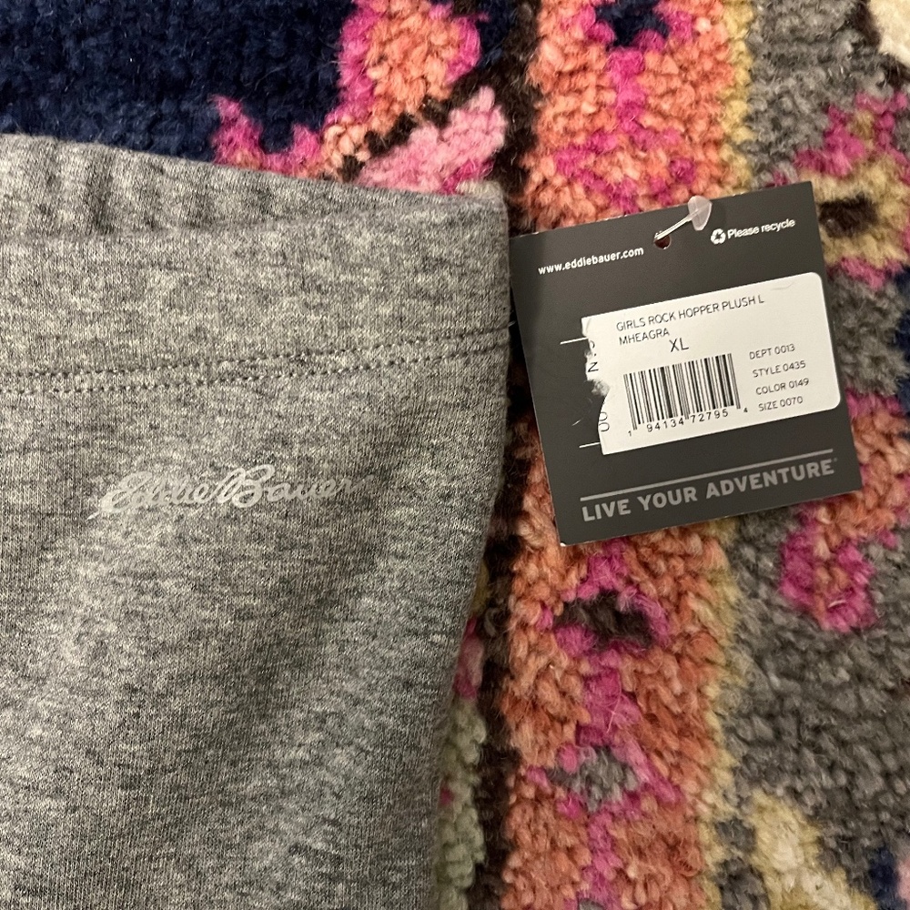 GIRLS ROCK HOPPER PLUSH LINED LEGGINGS - Picture 5 of 5